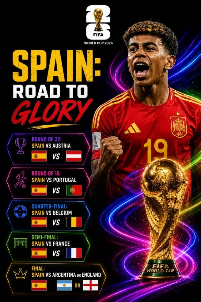 what is spain's road to the world cup final vs argentina